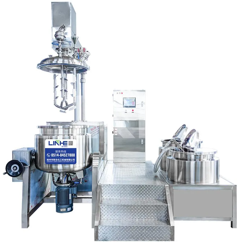 100L Lifting Vacuum Emulsifying Mixer