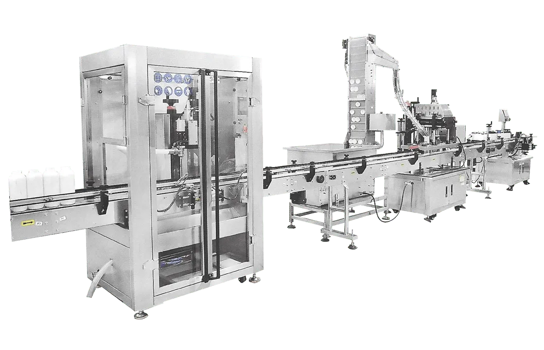 Automatic Liquid Filling Line Main Hero Banner