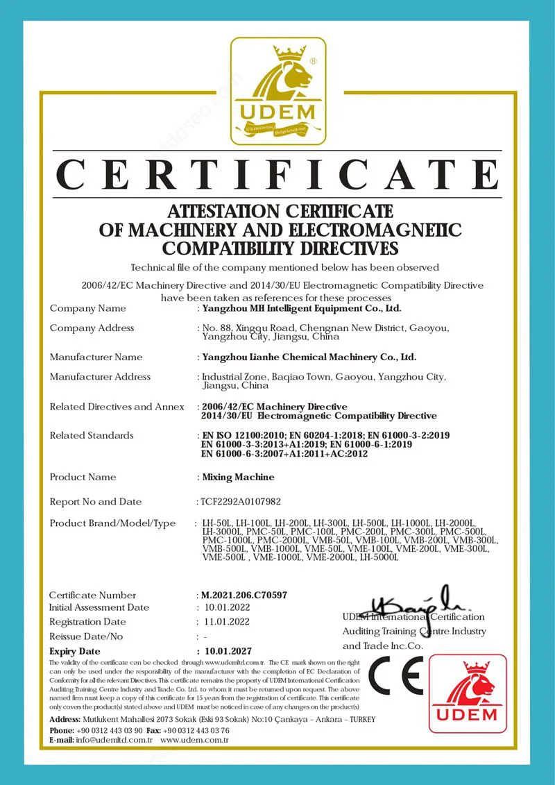 CE-Vacuum Emulsifying Mixer