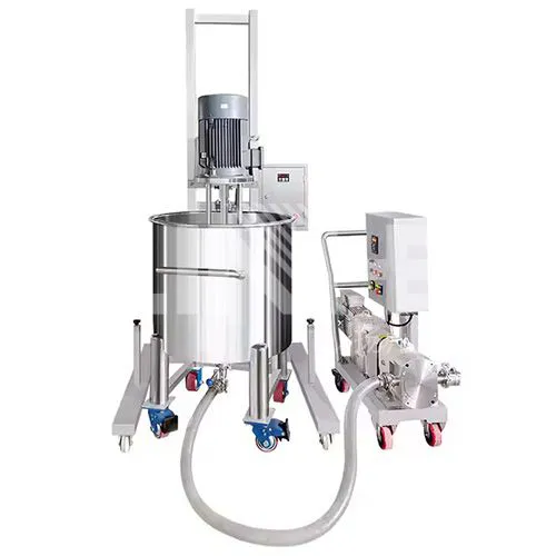 High Shear Homogenizer With Drum And Rotor Pump